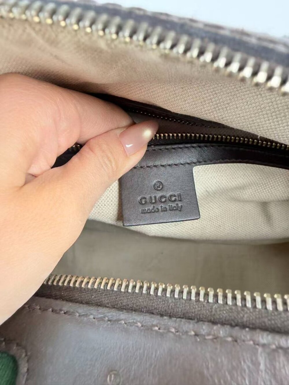 Gucci vintage gg canvas web boston bag - Picture 11 of 13